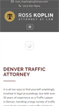 Mobile Screenshot of denver-traffic-attorney.com