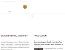 Tablet Screenshot of denver-traffic-attorney.com